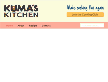 Tablet Screenshot of kumaskitchen.com